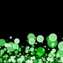 Green Confetti Background