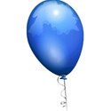 blue balloon