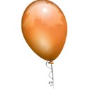 orange balloon