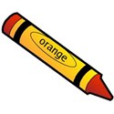 orange crayon