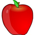 red apple