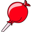 red lollipop