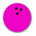bowling ball pink