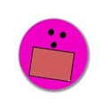 bowling ball pinkframe