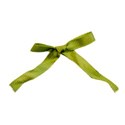 cute as a button_green bow