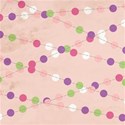 cute as a button_pink garland paper
