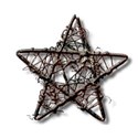 Christmas star iron