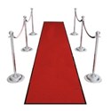 red carpet with ropes