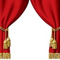 red curtain