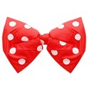 red and white bow