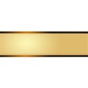 Thin gold banner