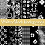 White on Black Backgrounds