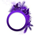 circle purple emb