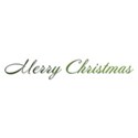 Merry christmas green