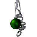 ornament-green-silver