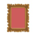 frame ornate brown