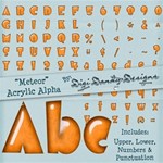 Meteor Alphabet