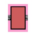 frame pink zebra rect tall