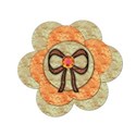 Tan Orange Paper Flower