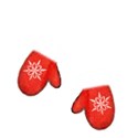 pair red mittens