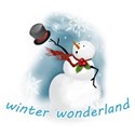 winter wonderland snowman