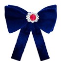 blue bow with tails - Copy