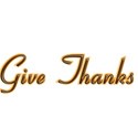 Give Thanks WordArt