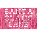 SANTA CLAUS LANE SIGN