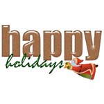 Happy Holidays Wordart