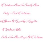 Christmas xmas title