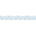 blue white border