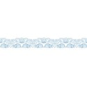 blue white border