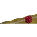 rich gold rose trim