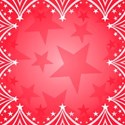 Christmas Stars on red background