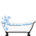 tub with bubbles