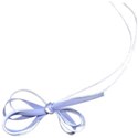 cute ribbon blue