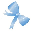 blue bow