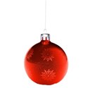 red ornament on a string
