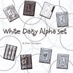 White Daisy Alpha Set