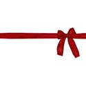 Bow-with-ribbon-red