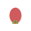 Oval Holly Frame