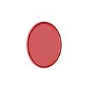 Oval Red Frame