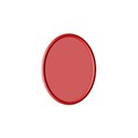 Oval Red Frame