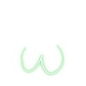 Green-Lowercase-w
