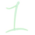 Green-Number-1