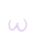 Purple-Lowercase-w
