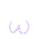 Purple-Lowercase-w