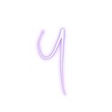 Purple-Lowercase-y