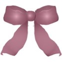 hand drawn dusky pink bow