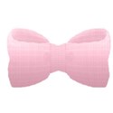pink ginham bow